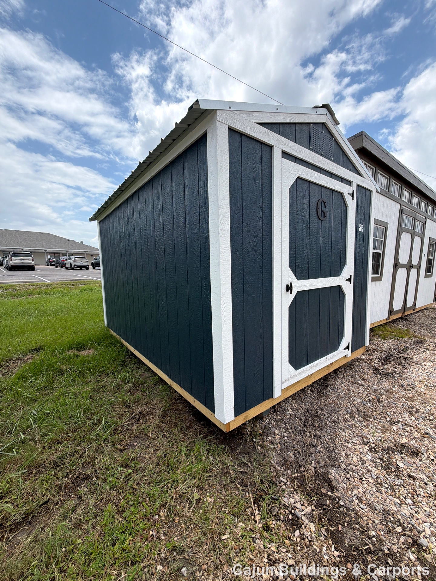 8x12 Econo Shed at Cajun Buildings and Carports