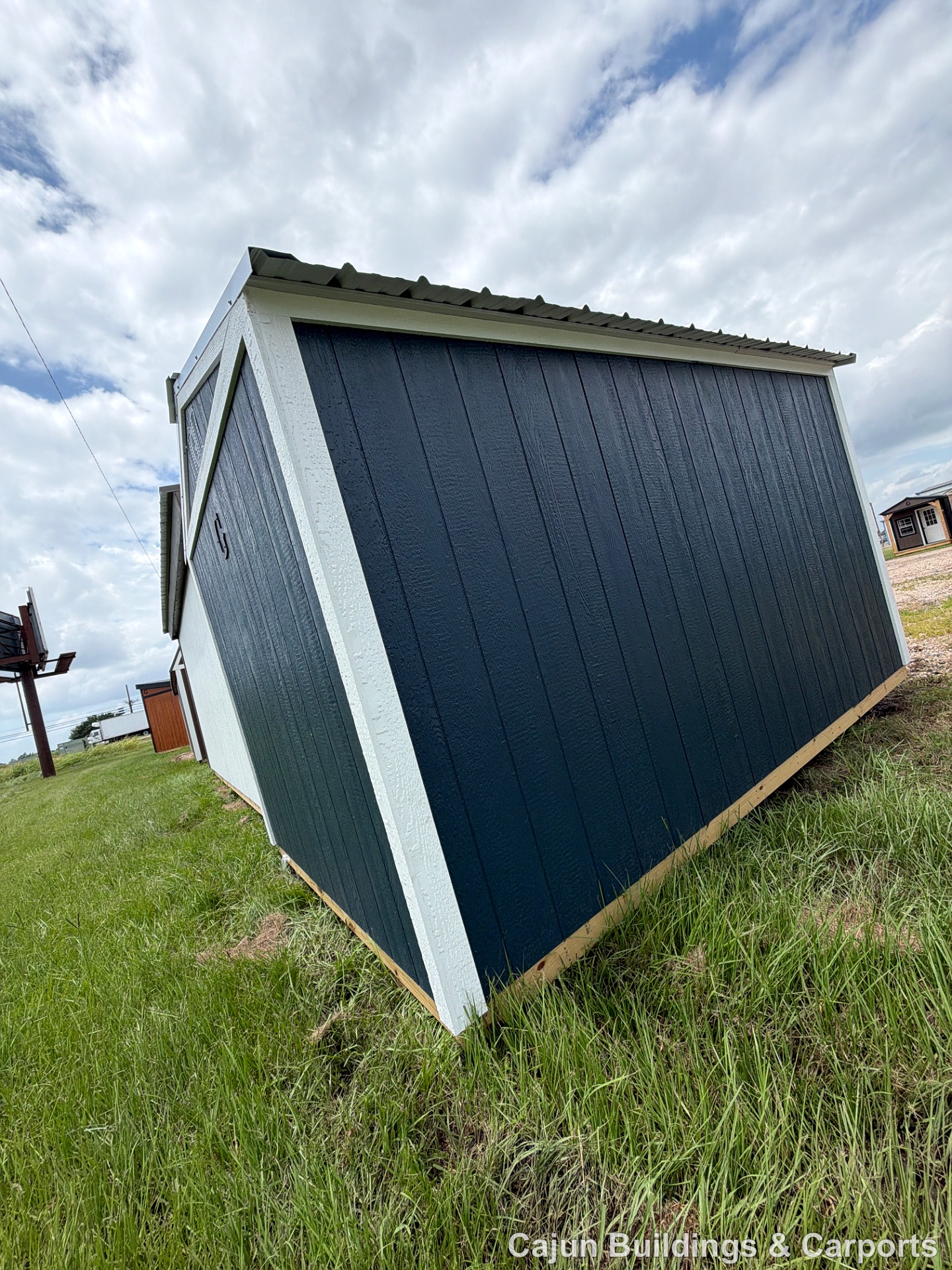 8x12 Econo Shed at Cajun Buildings and Carports