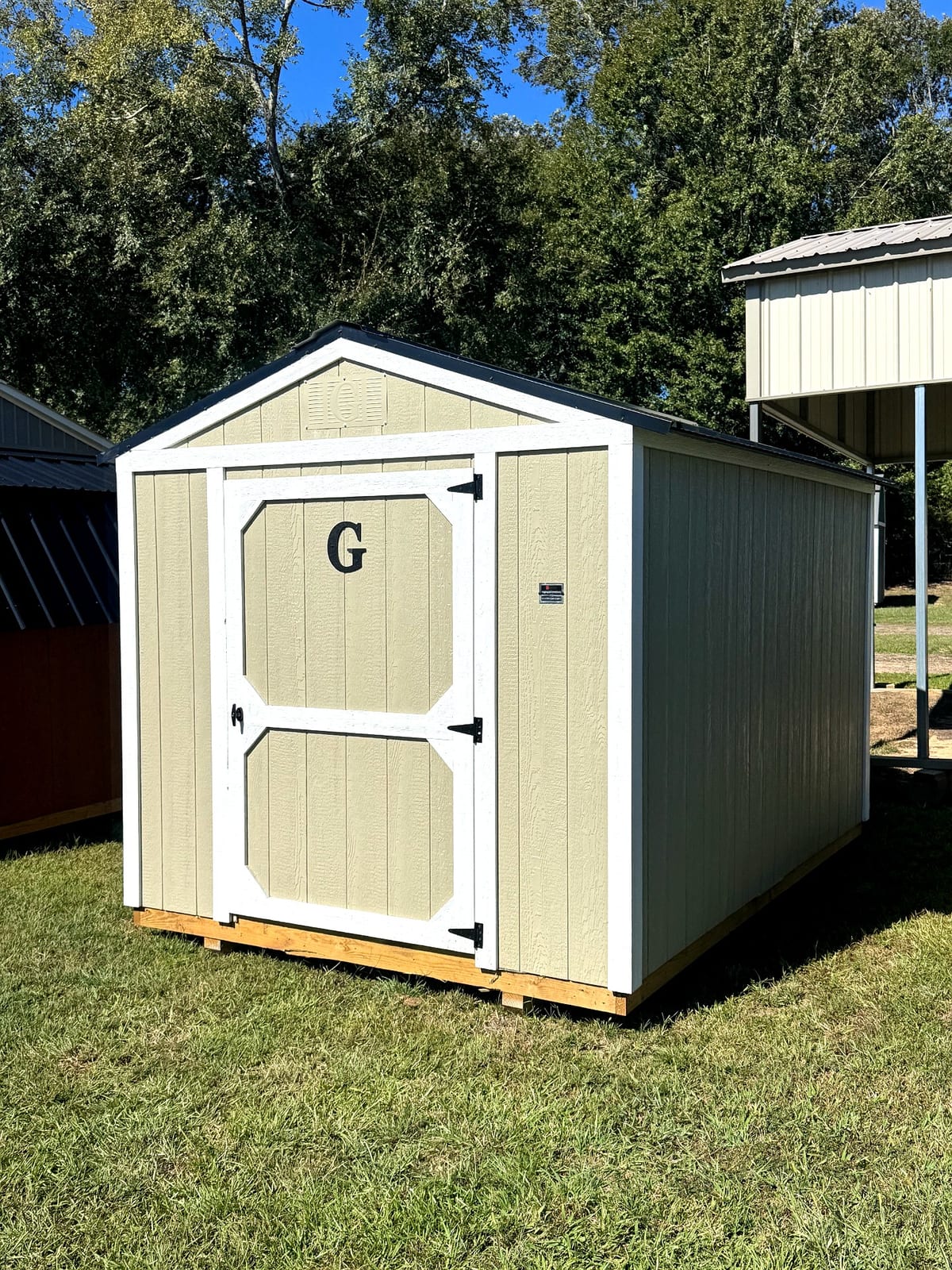 8x12 Econo Shed at Southern Ag Equipment, LLC - Saint Francisville, Louisiana