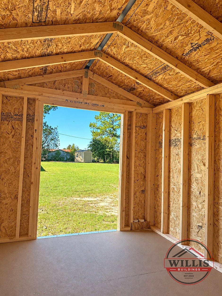 8x12 Econo Shed at Willis Buildings