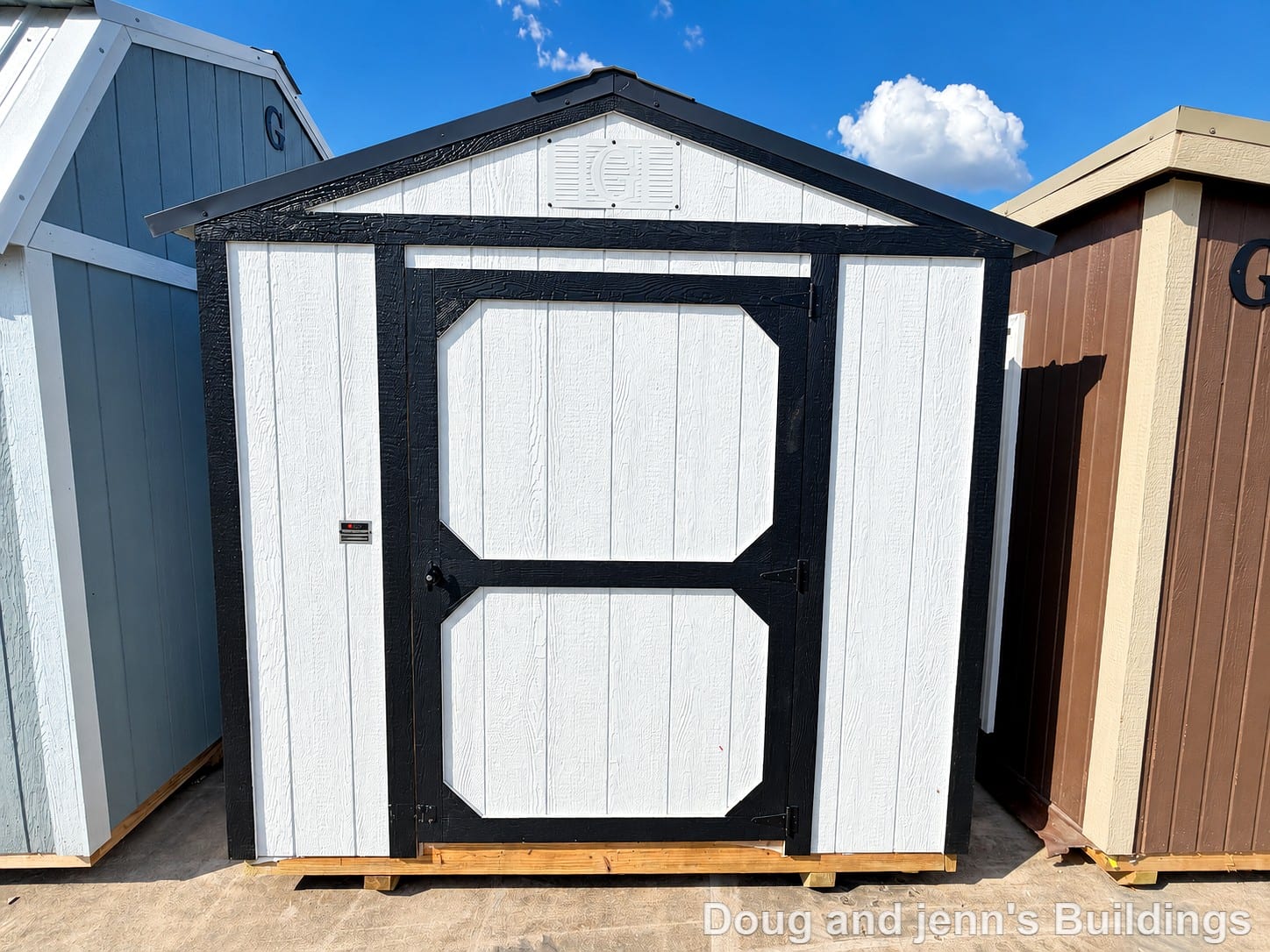 8x12 Econo Shed at Doug and Jenn's Buildings