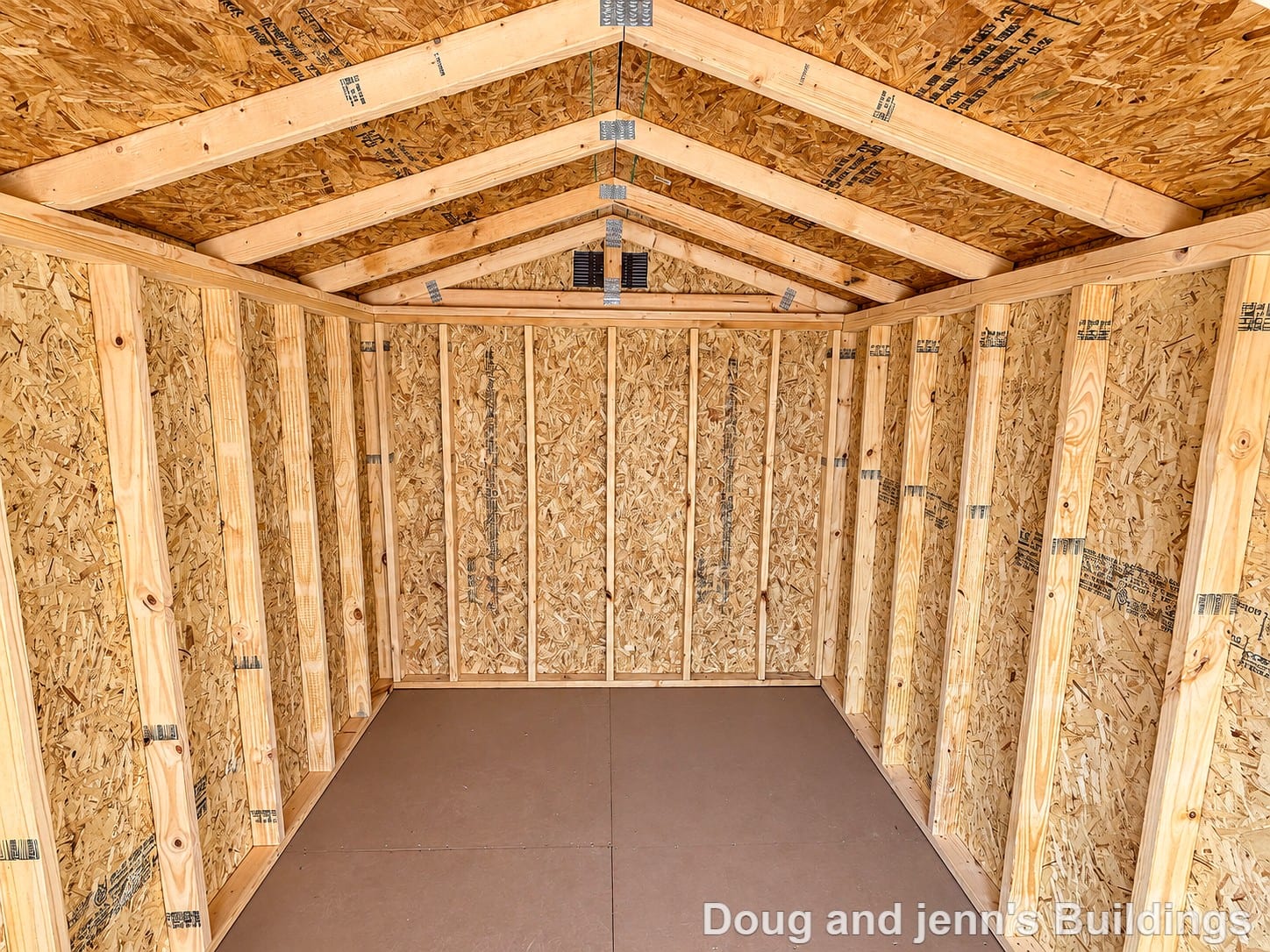 8x12 Econo Shed at Doug and Jenn's Buildings