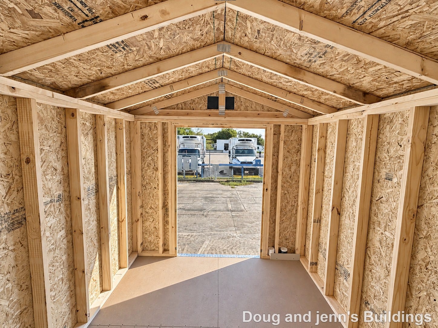 8x12 Econo Shed at Doug and Jenn's Buildings