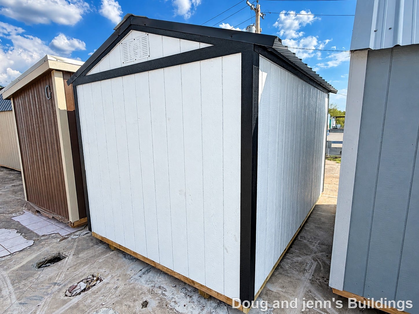 8x12 Econo Shed at Doug and Jenn's Buildings
