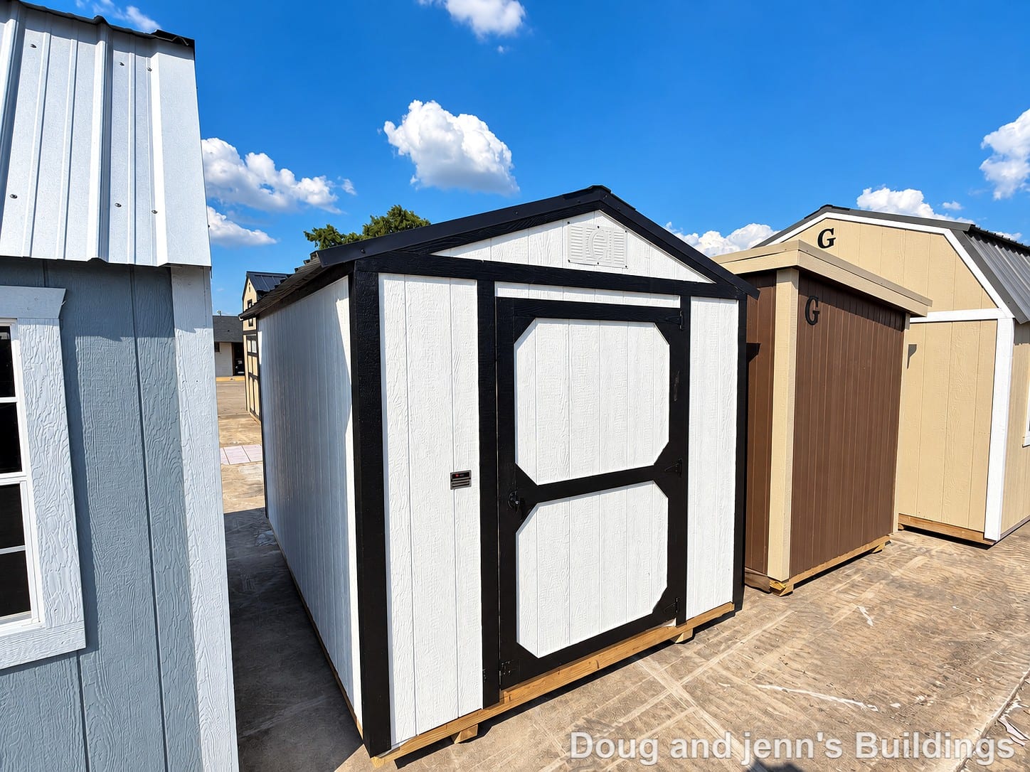 8x12 Econo Shed at Doug and Jenn's Buildings