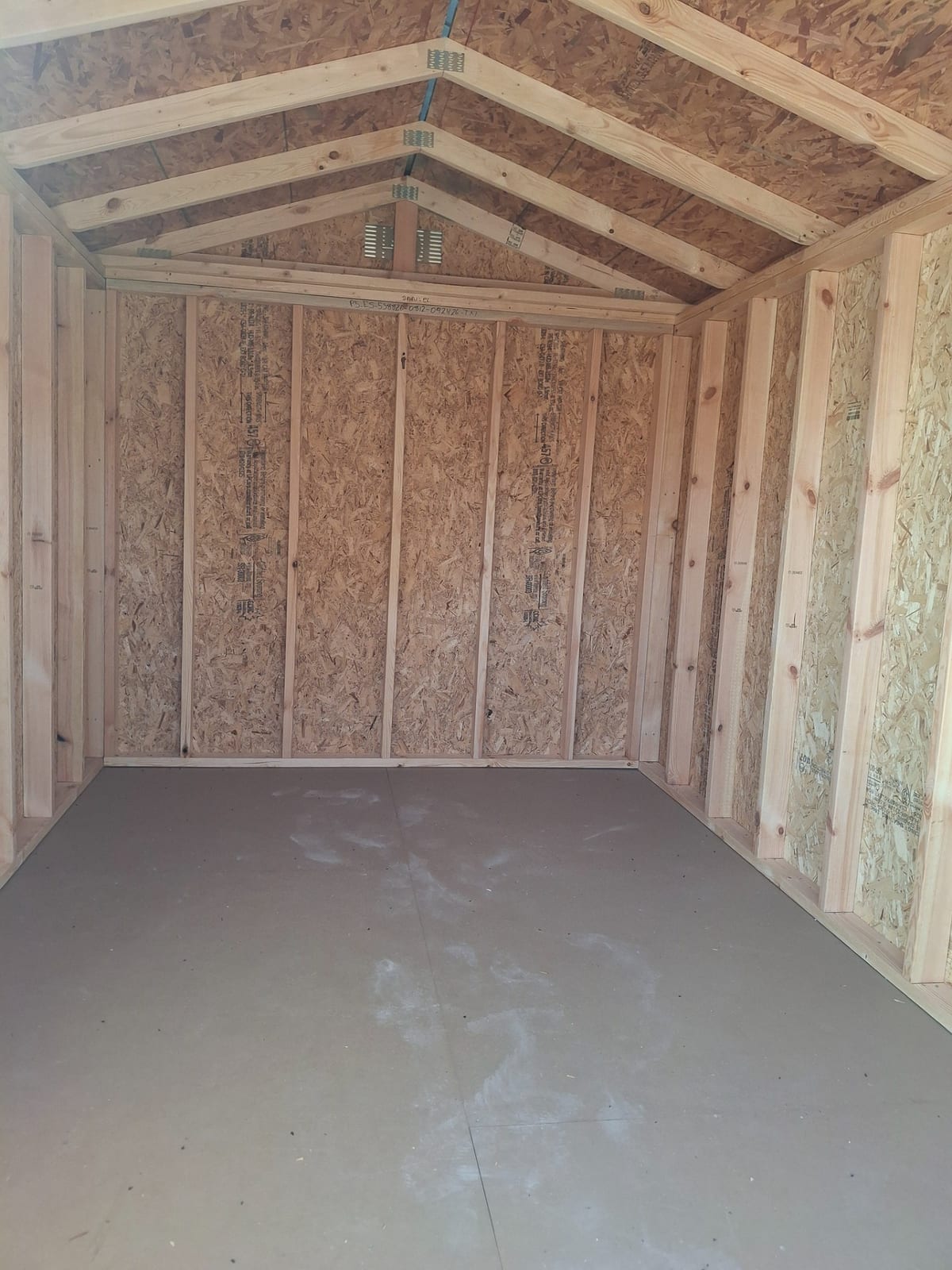 8x12 Econo Shed at Kirbyville Lot - Essex Bros