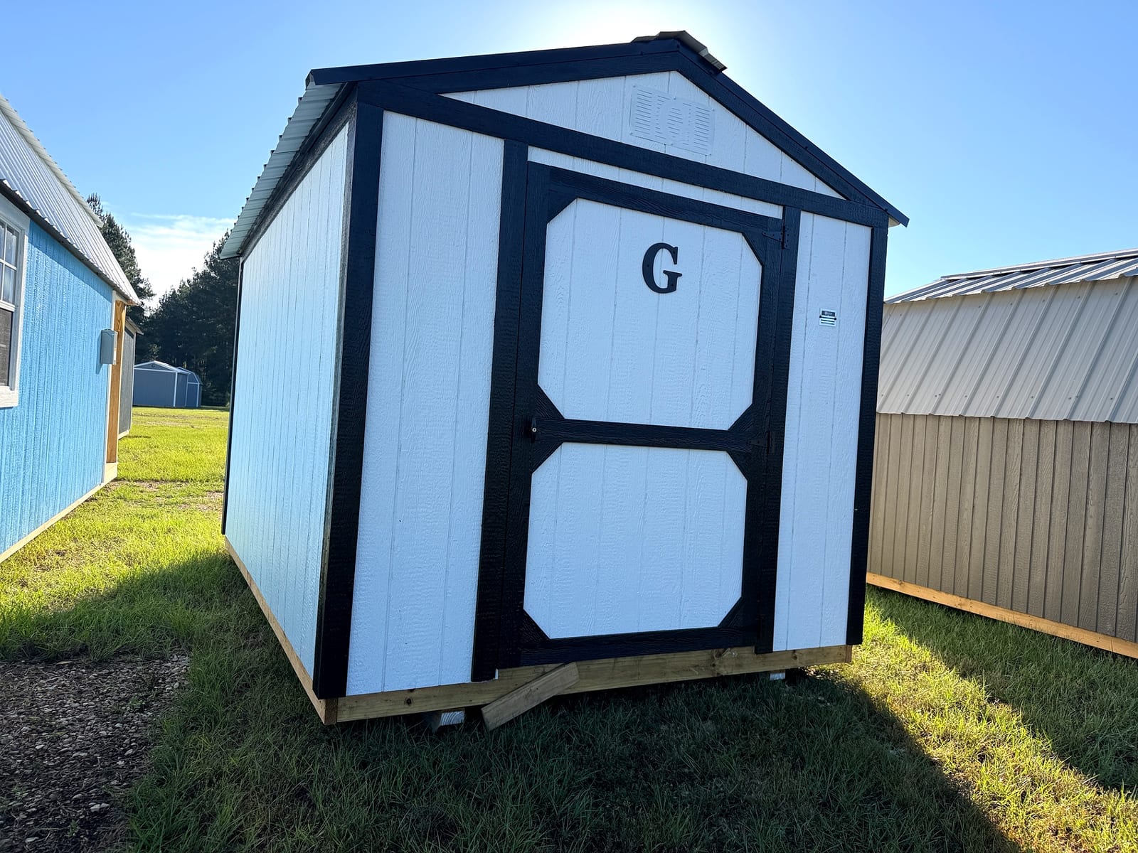 8x12 Econo Shed at Southern Ag Equipment, LLC - Saint Francisville, Louisiana