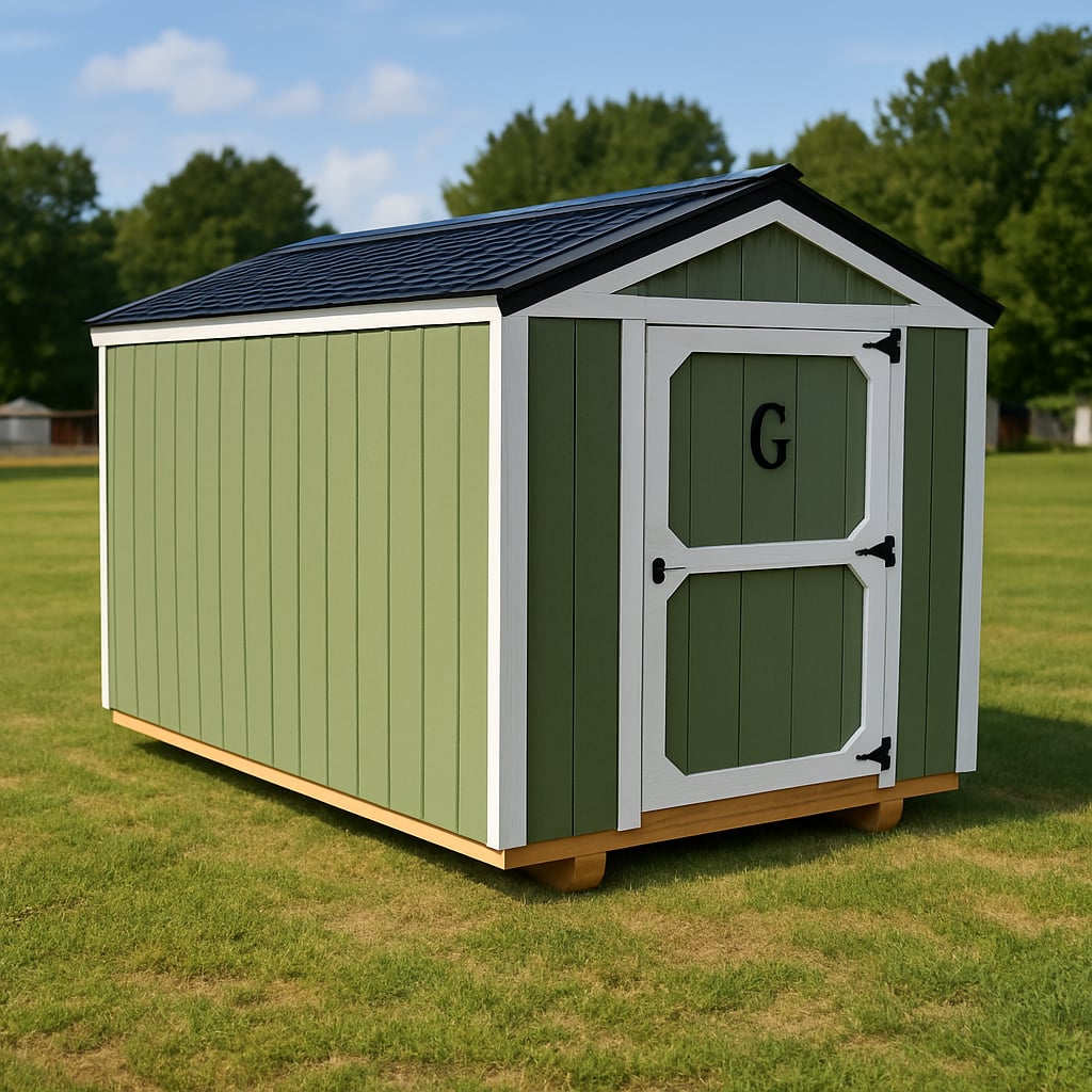8x12 Econo Shed at ACE Buildings - Graceland of Corpus Christi