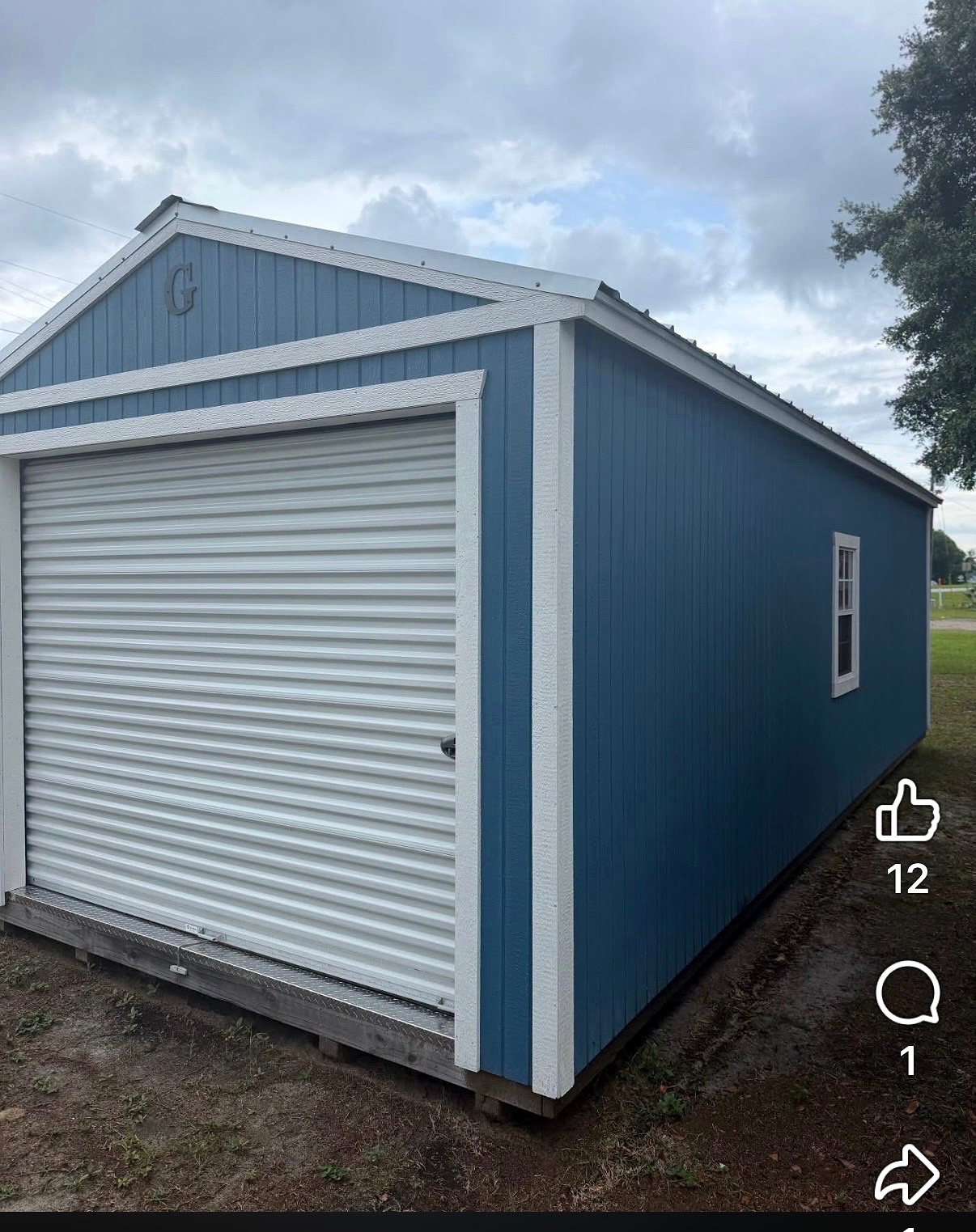 12x28 Garage at Willis Buildings