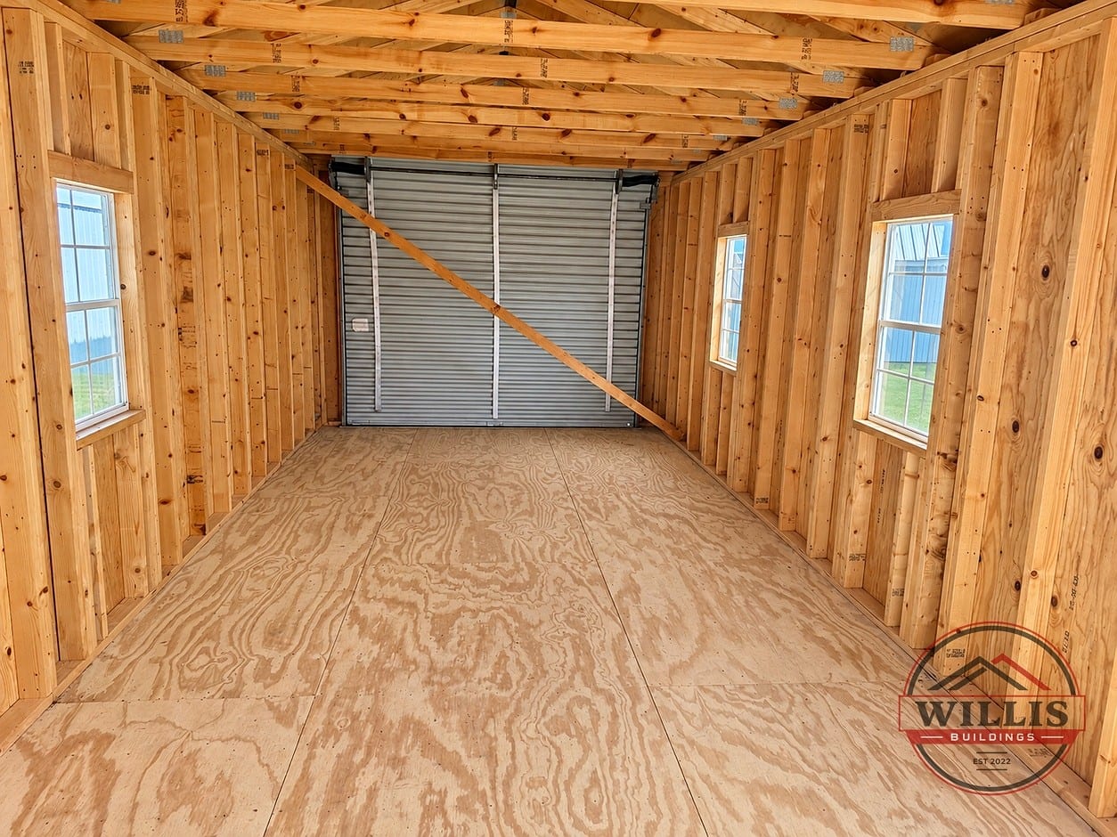 12x28 Garage at Willis Buildings