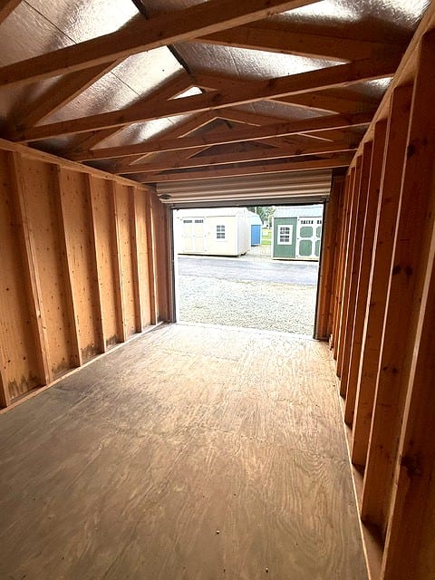 10x16 Garage at Graceland Portable Buildings of the Carolinas / Dixie Motors, LLC
