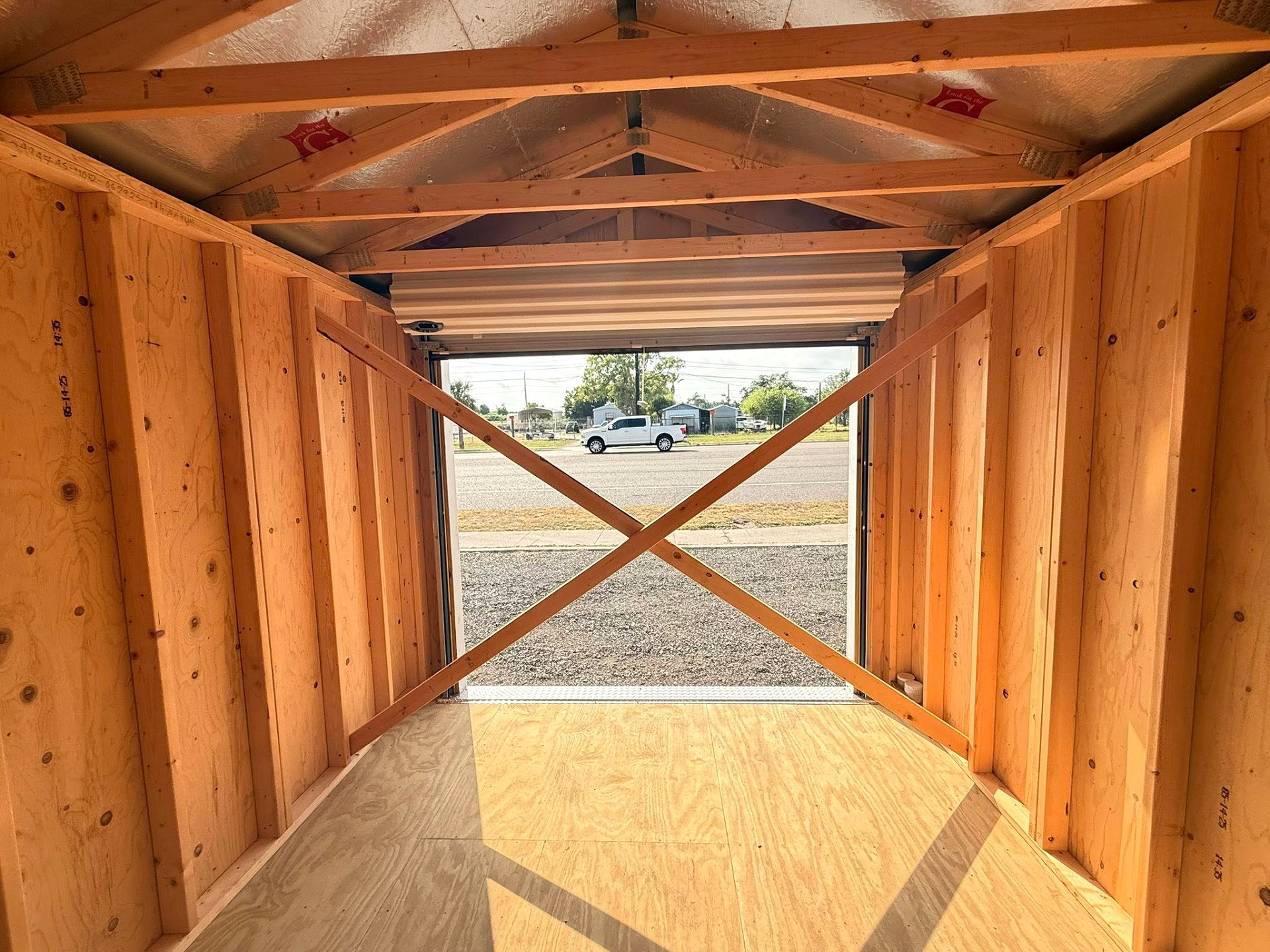 10x12 Garage at ACE Buildings - Graceland of Corpus Christi