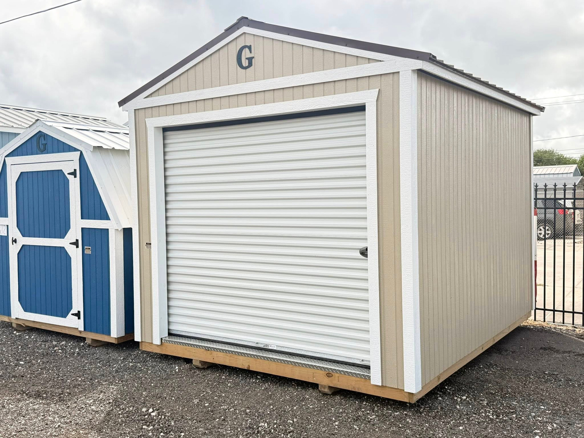 10x12 Garage at ACE Buildings - Graceland of Corpus Christi