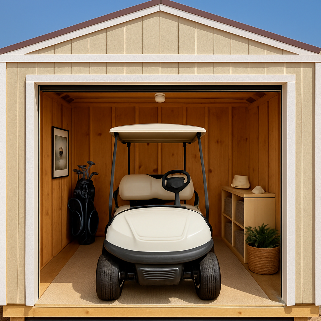 10x12 Garage at ACE Buildings - Graceland of Corpus Christi