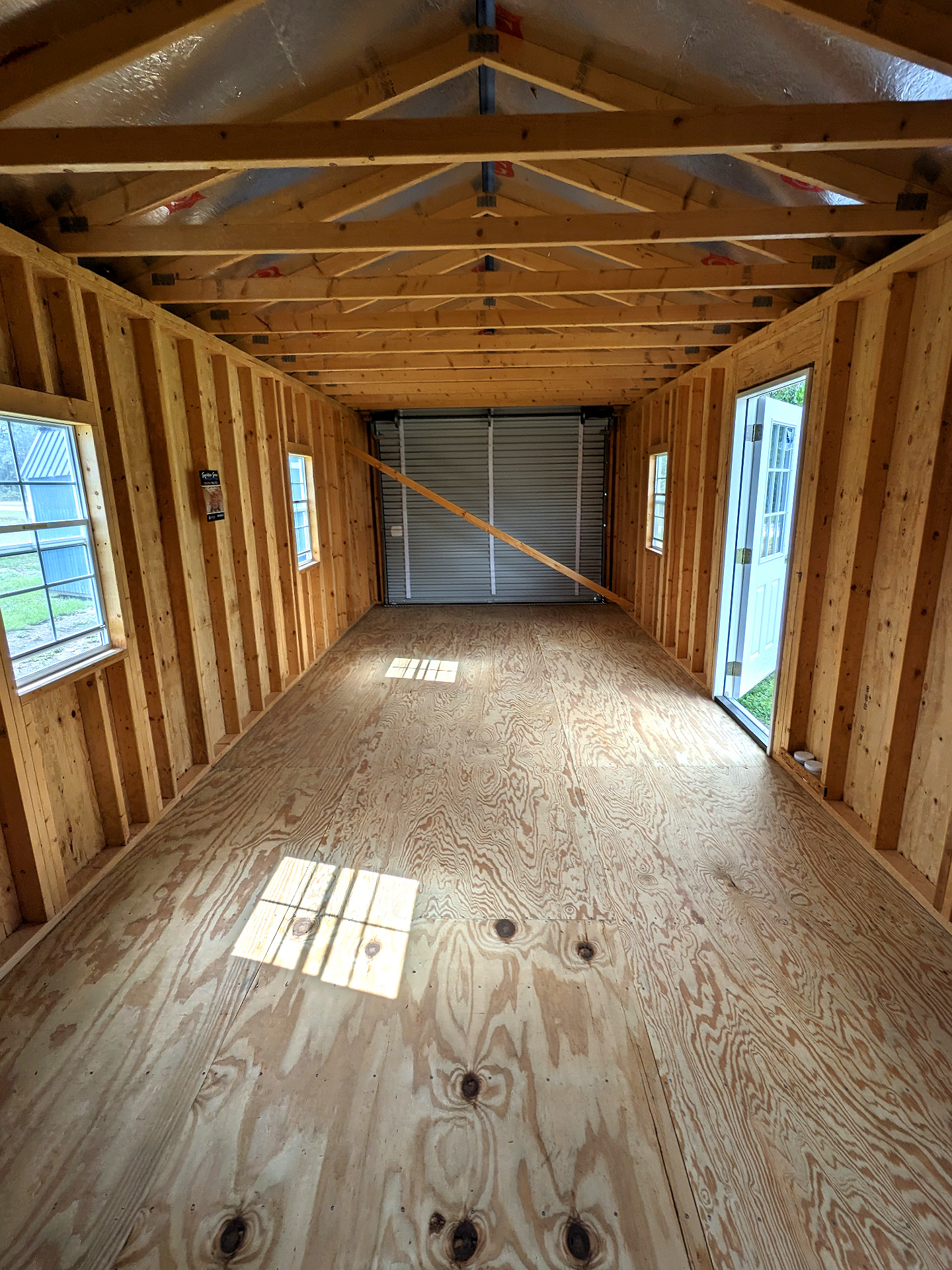 14x28 Garage at Graceland Storage Sheds and Buildings of Kingsland