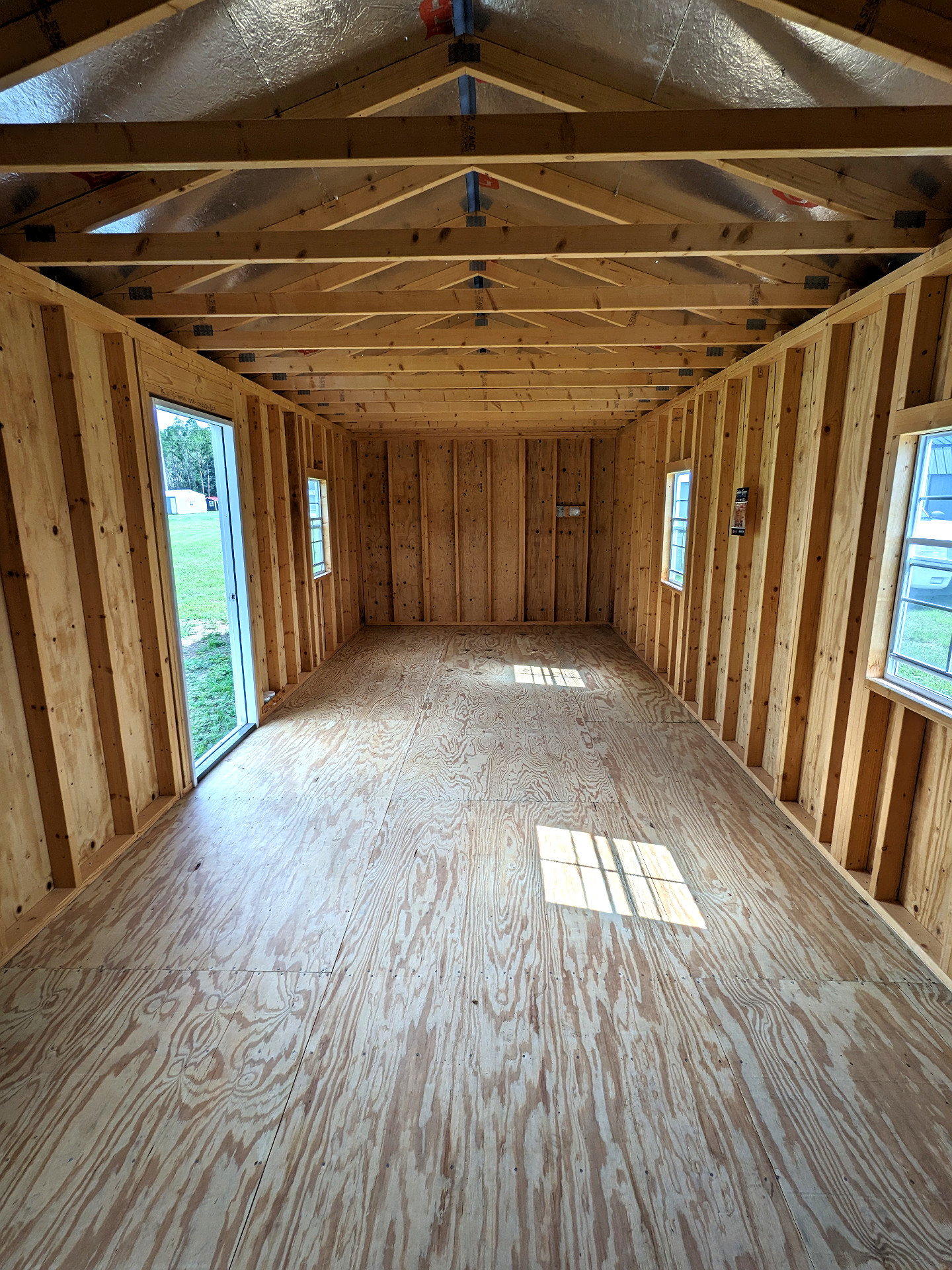 14x28 Garage at Graceland Storage Sheds and Buildings of Kingsland