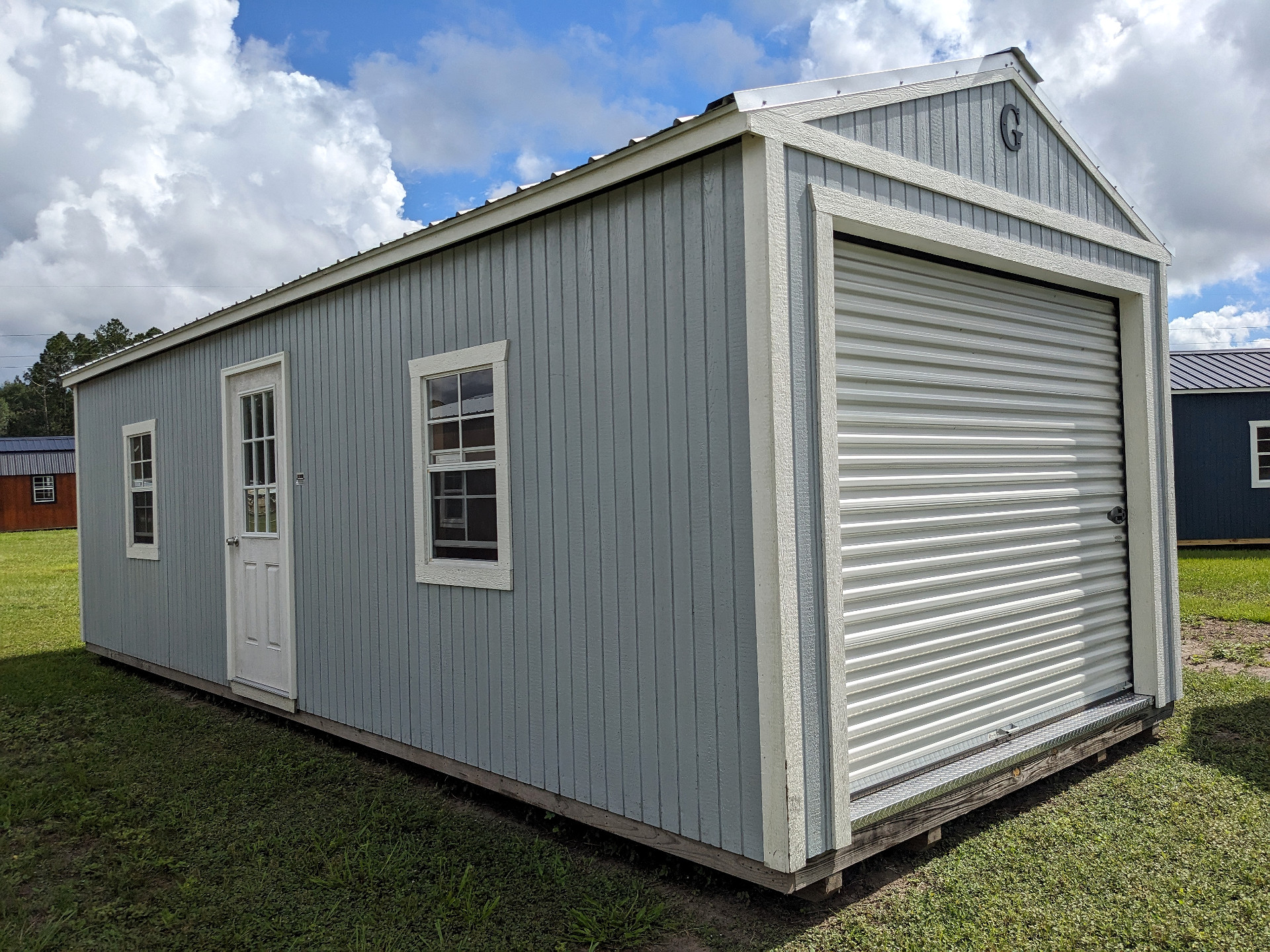 14x28 Garage at Graceland Storage Sheds and Buildings of Kingsland