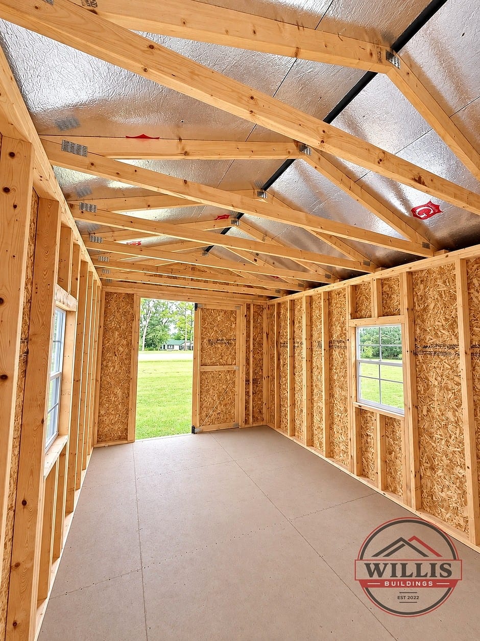 10x16 Garden Shed at Willis Buildings of Lake Park, GA