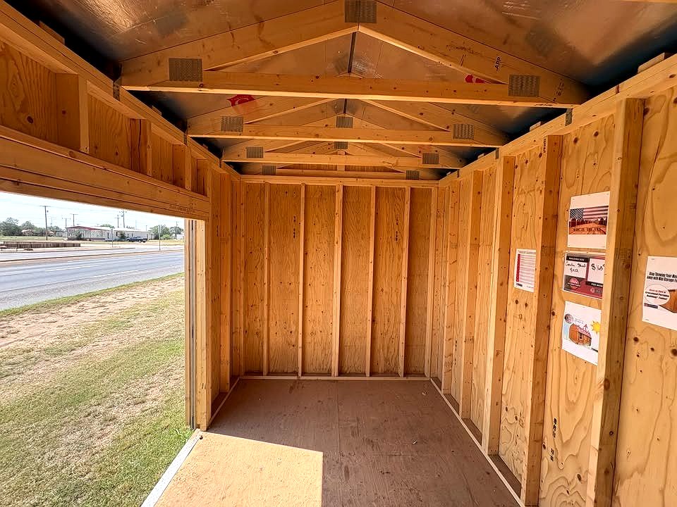 8x12 Garden Shed at Graceland Portable Buildings of Lubbock
