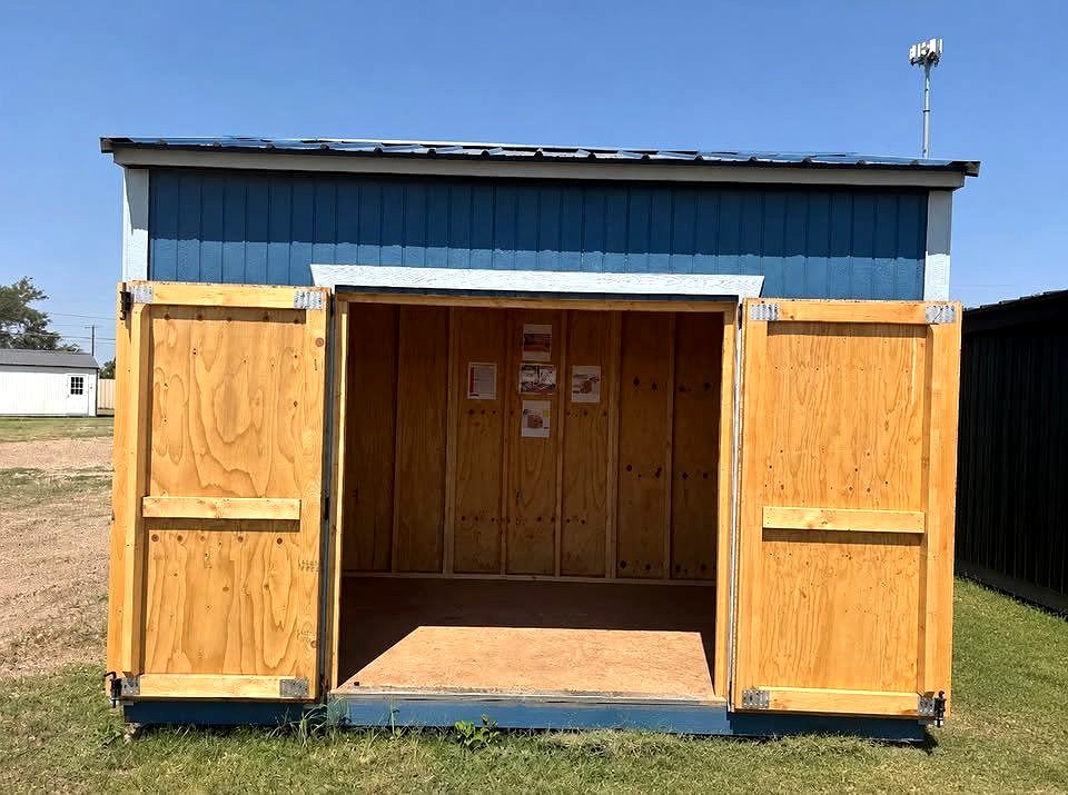 8x12 Garden Shed at Graceland Portable Buildings of Lubbock
