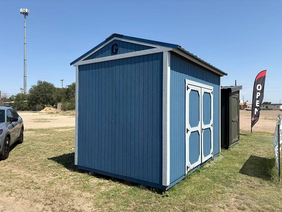 8x12 Garden Shed at Graceland Portable Buildings of Lubbock