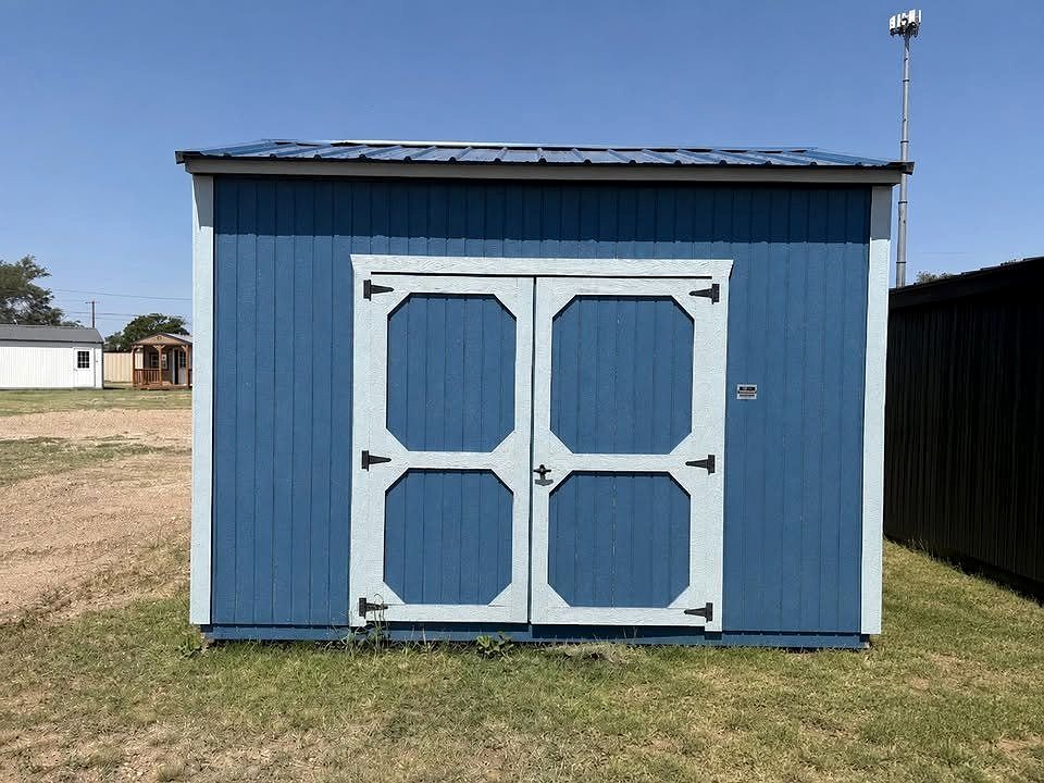 8x12 Garden Shed at Graceland Portable Buildings of Lubbock