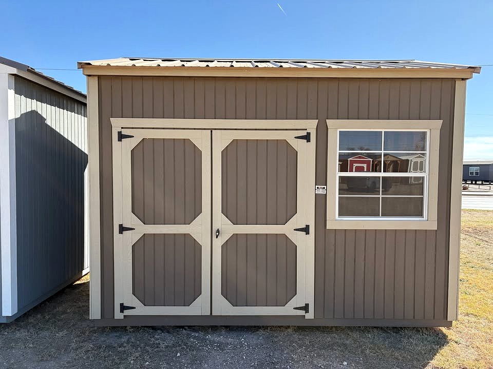 8x12 Garden Shed at Graceland Portable Buildings of Lubbock