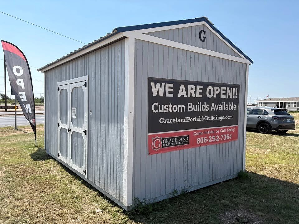 10x16 Garden Shed at Graceland Portable Buildings of Lubbock