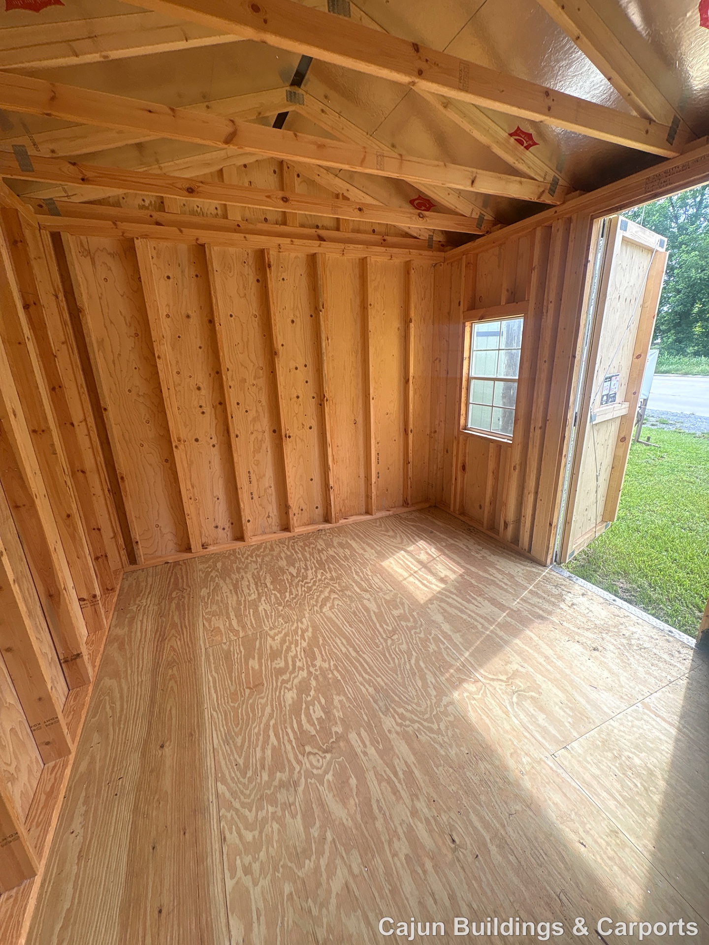 10x12 Garden Shed at Cajun Buildings and Carports