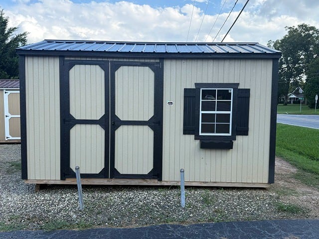 8x16 Garden Shed at Graceland Portable Buildings of the Carolinas / Dixie Motors, LLC