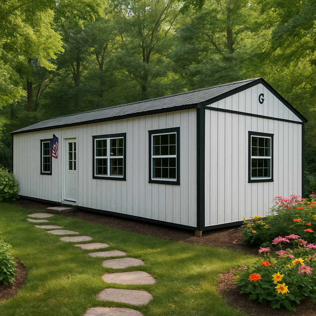 16x40 Garden Shed at Hill  Top Sales