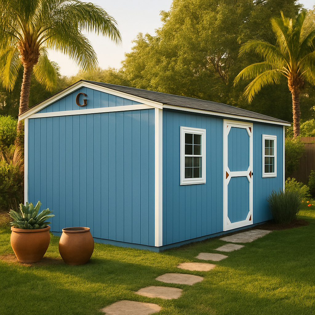 10x16 Garden Shed at ACE Buildings - Graceland of Corpus Christi