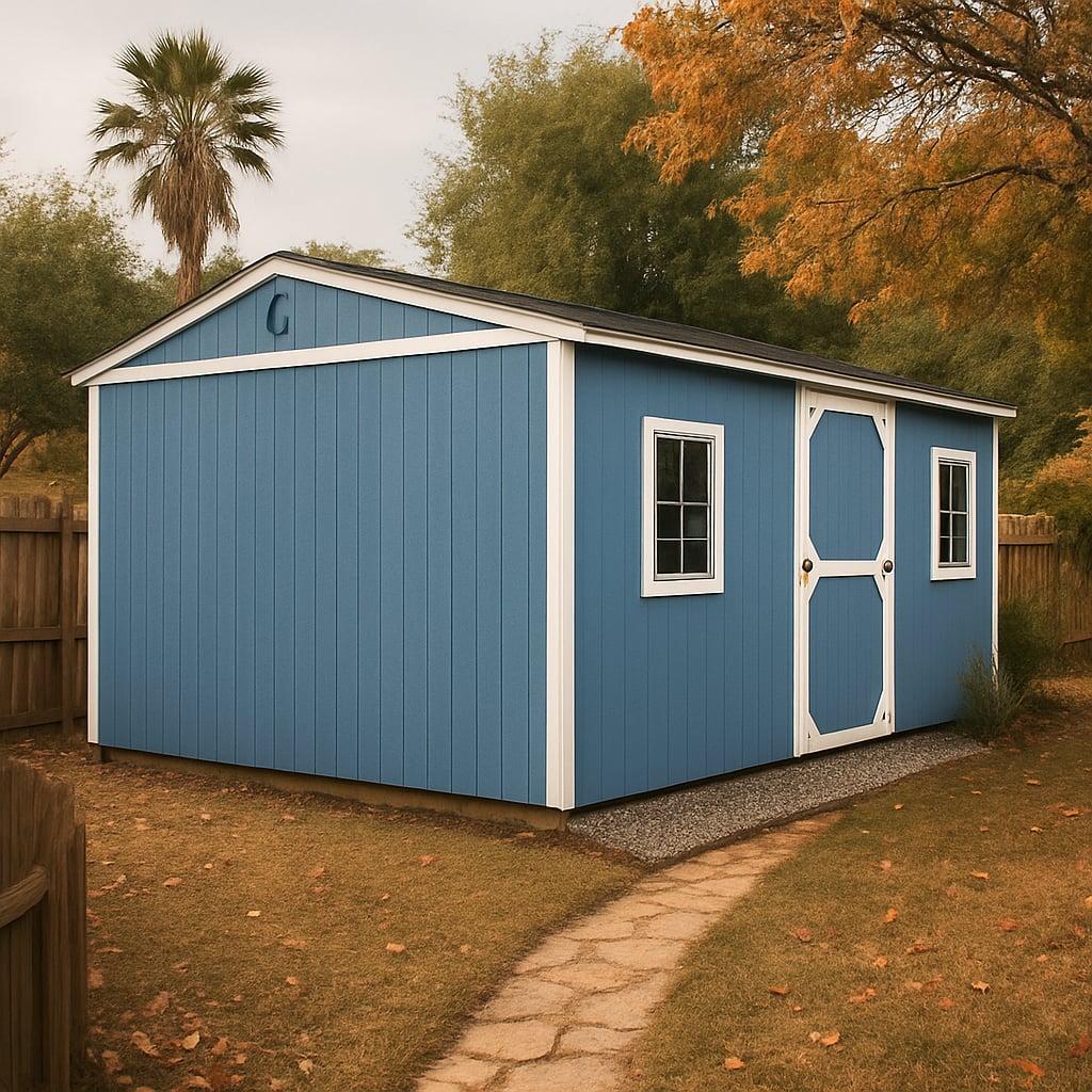 10x16 Garden Shed at ACE Buildings - Graceland of Corpus Christi
