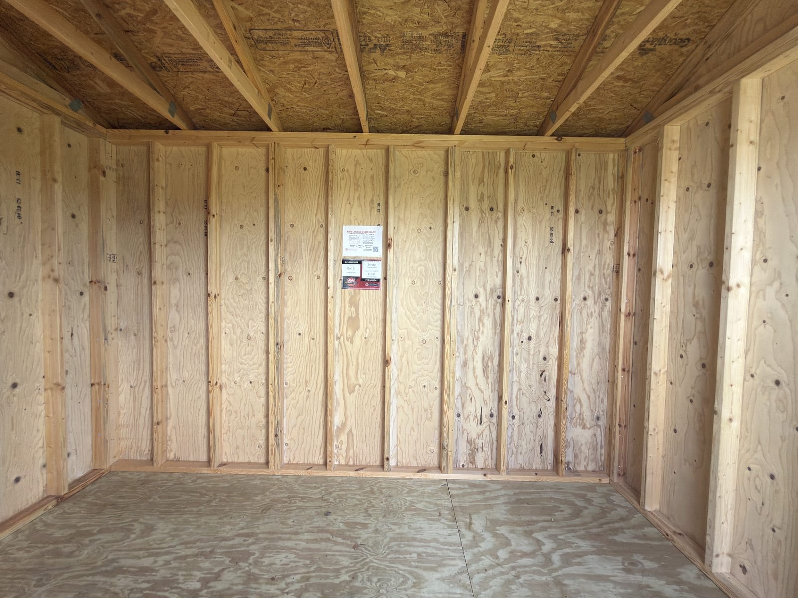 8x12 Garden Shed at Toler's Coastal Structures - Newport