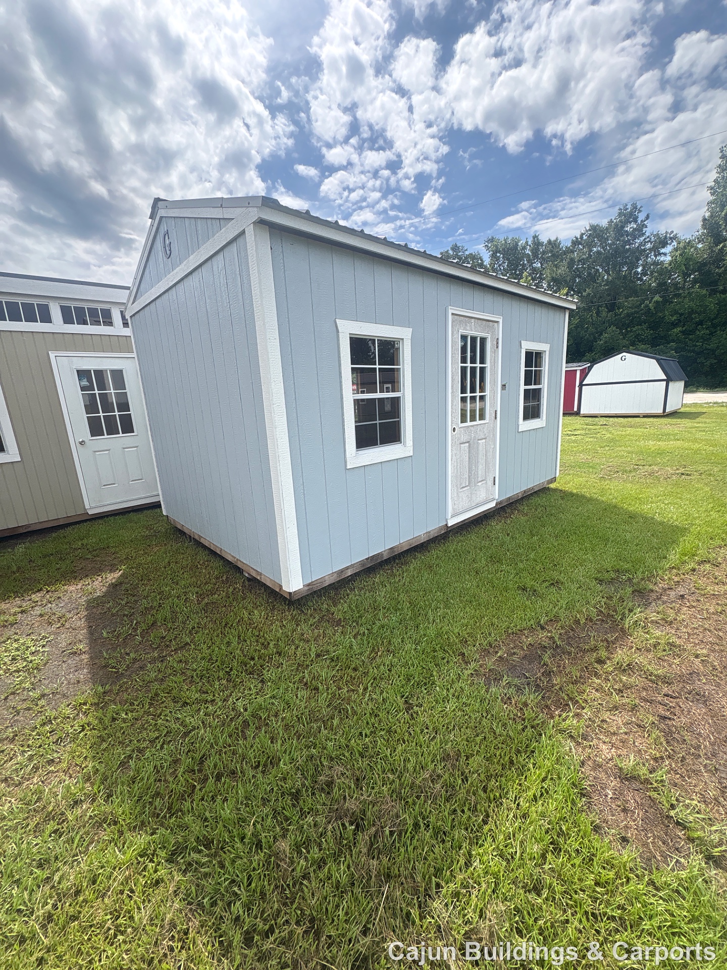 10x16 Garden Shed at Cajun Buildings and Carports