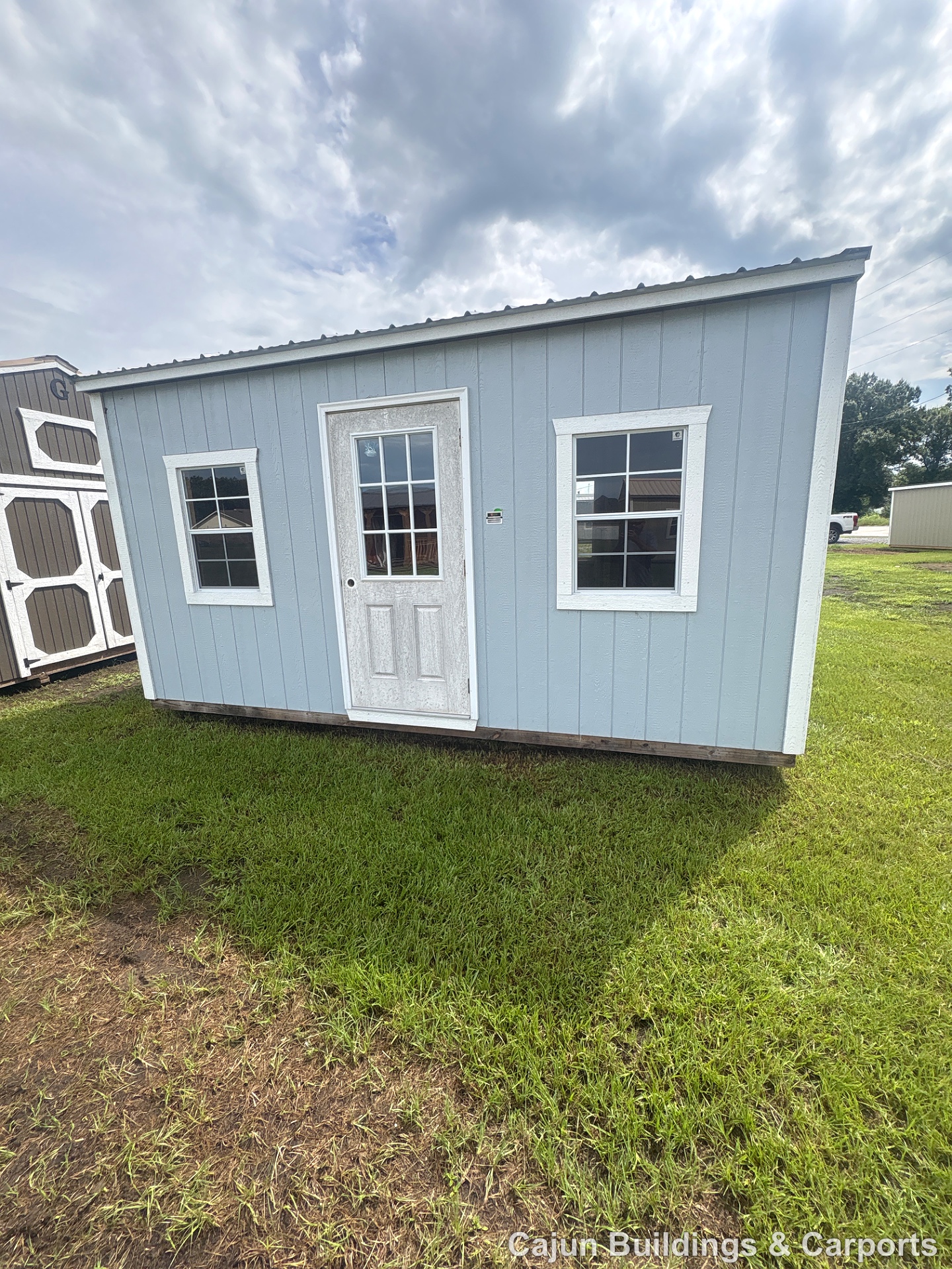 10x16 Garden Shed at Cajun Buildings and Carports