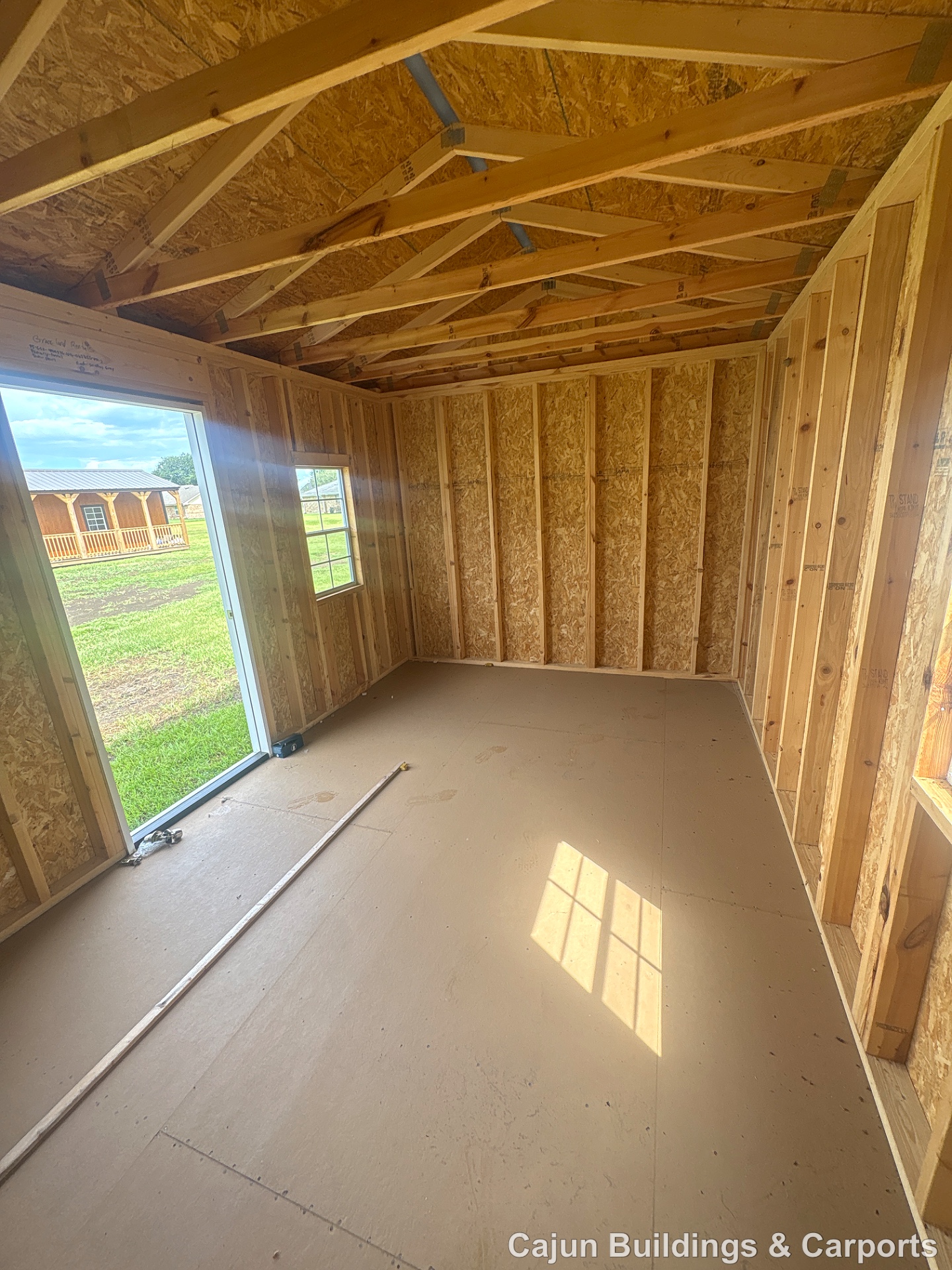 10x16 Garden Shed at Cajun Buildings and Carports