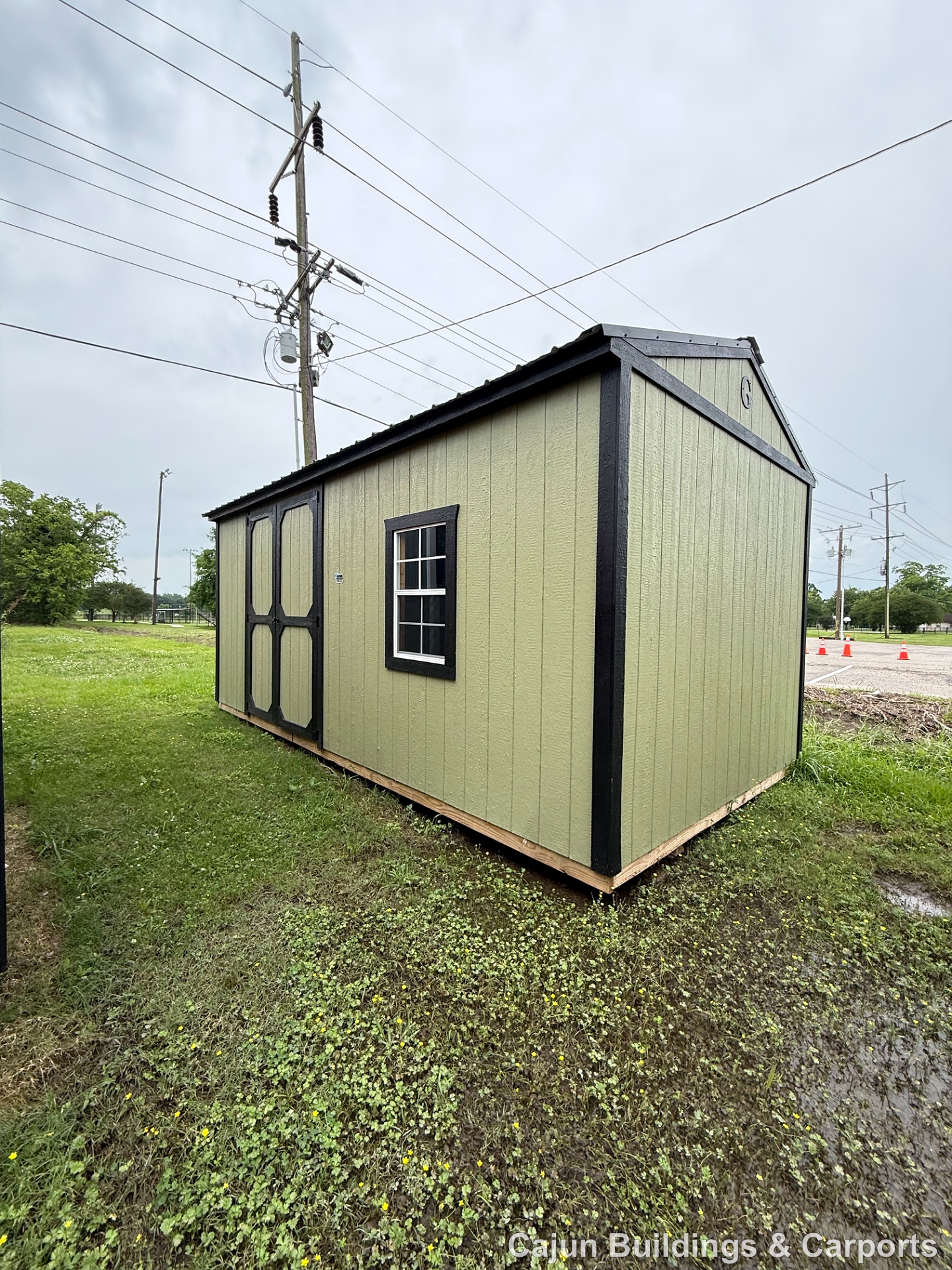 10x20 Garden Shed at Cajun Buildings and Carports