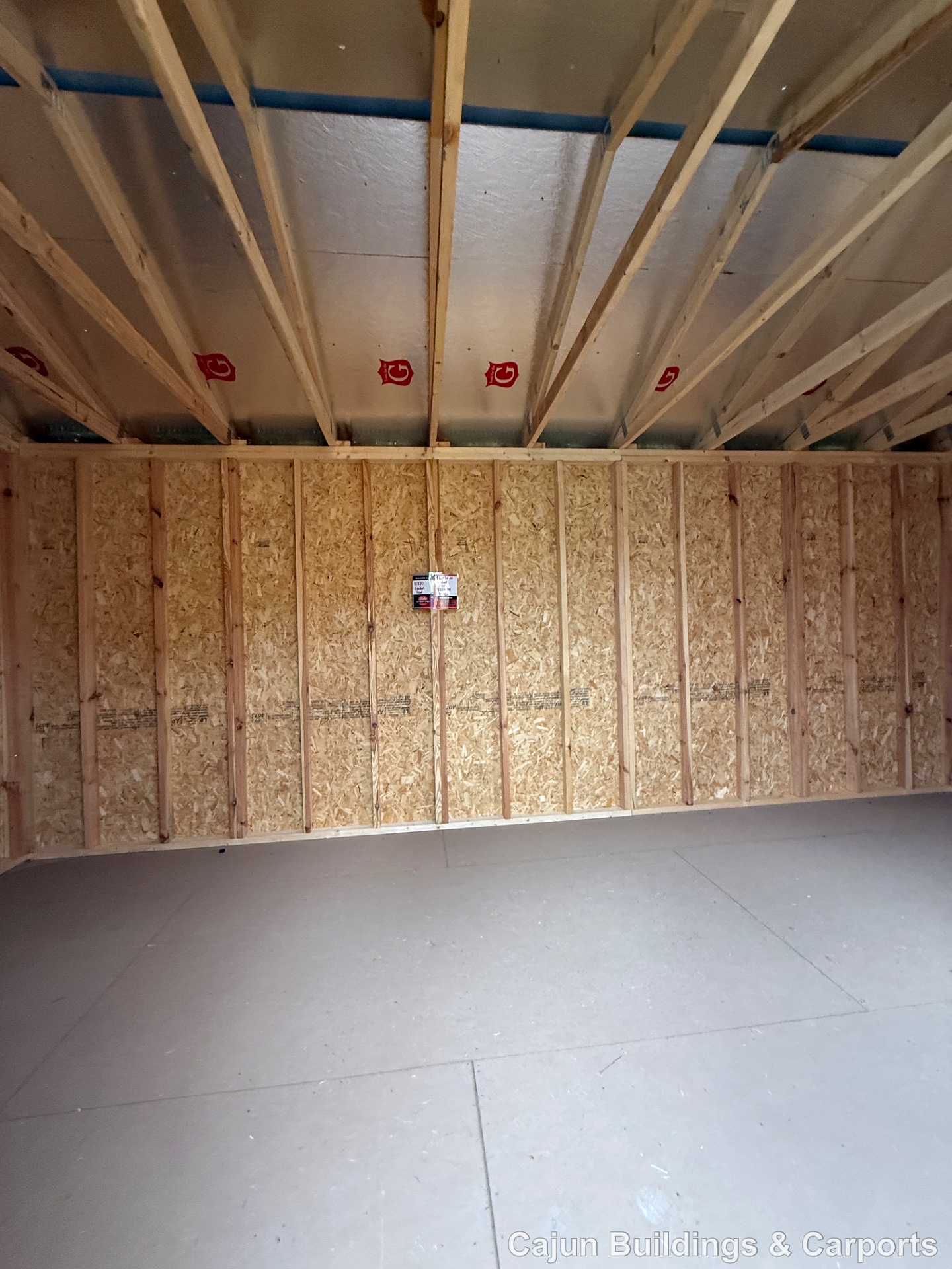 10x20 Garden Shed at Cajun Buildings and Carports
