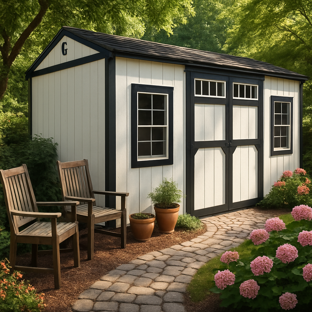 10x16 Garden Shed at ACE Buildings - Graceland of Corpus Christi