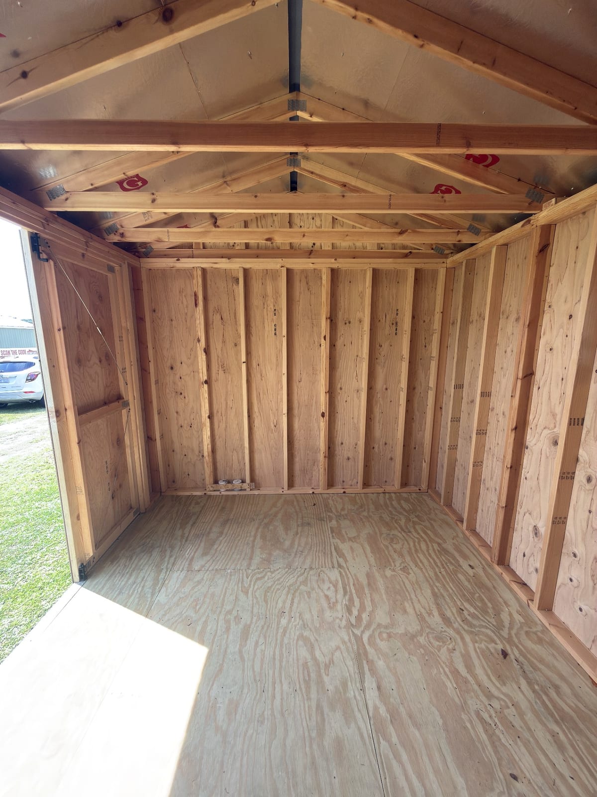 10x12 Garden Shed at Toler's Coastal Structures - Newport