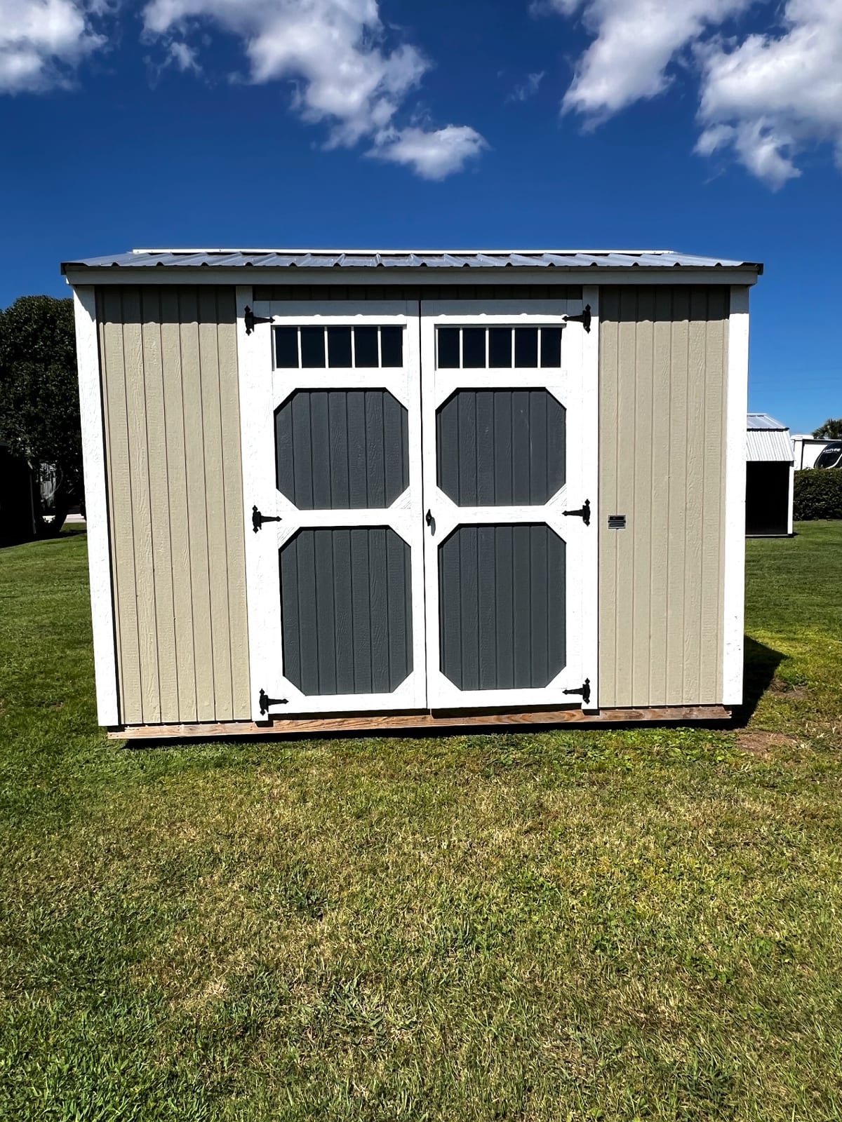 8x12 Garden Shed at Toler's Coastal Structures - Newport