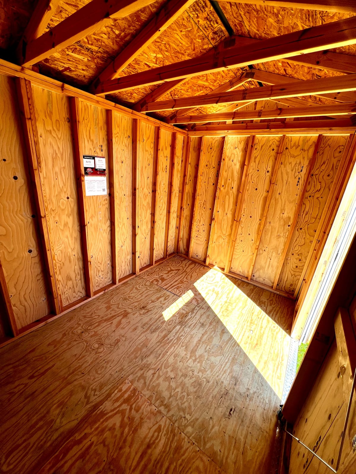 8x12 Garden Shed at Toler's Coastal Structures - Newport