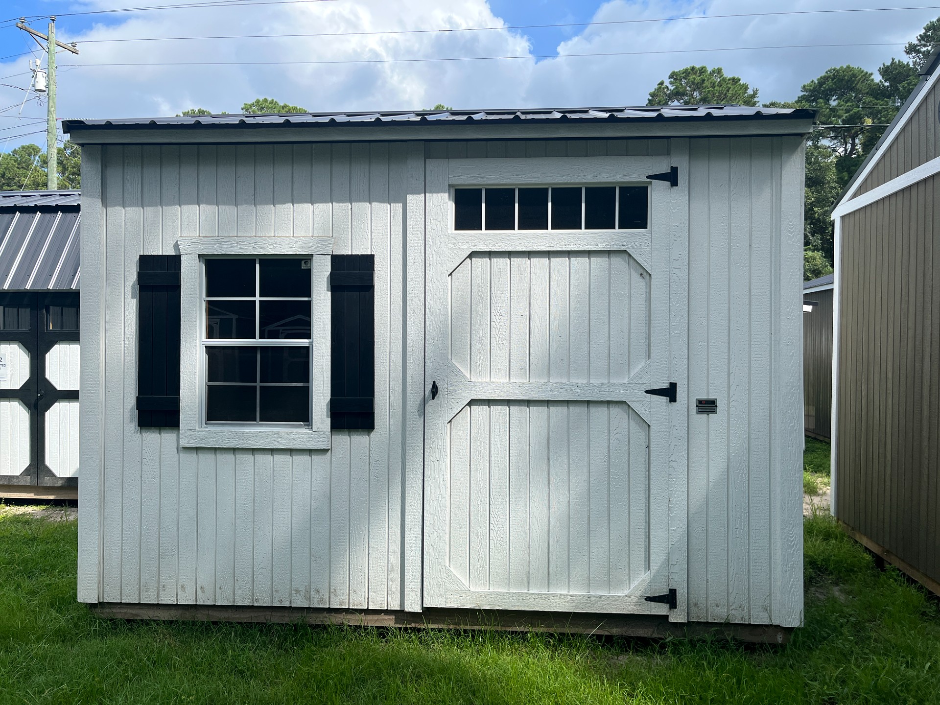 8x12 Garden Shed at Portable Buildings of Ravenel