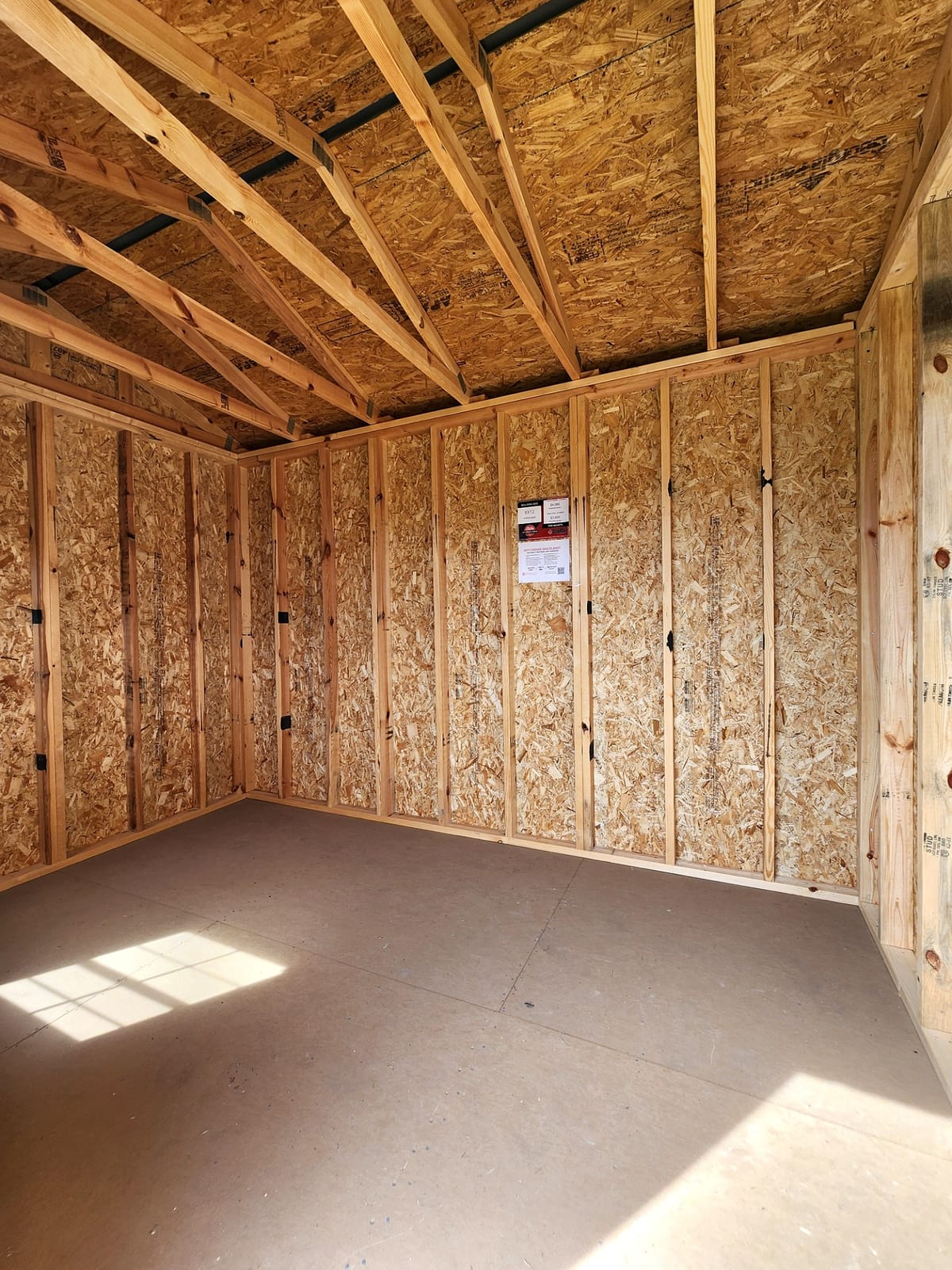 8x12 Garden Shed at Toler's Coastal Structures - Newport