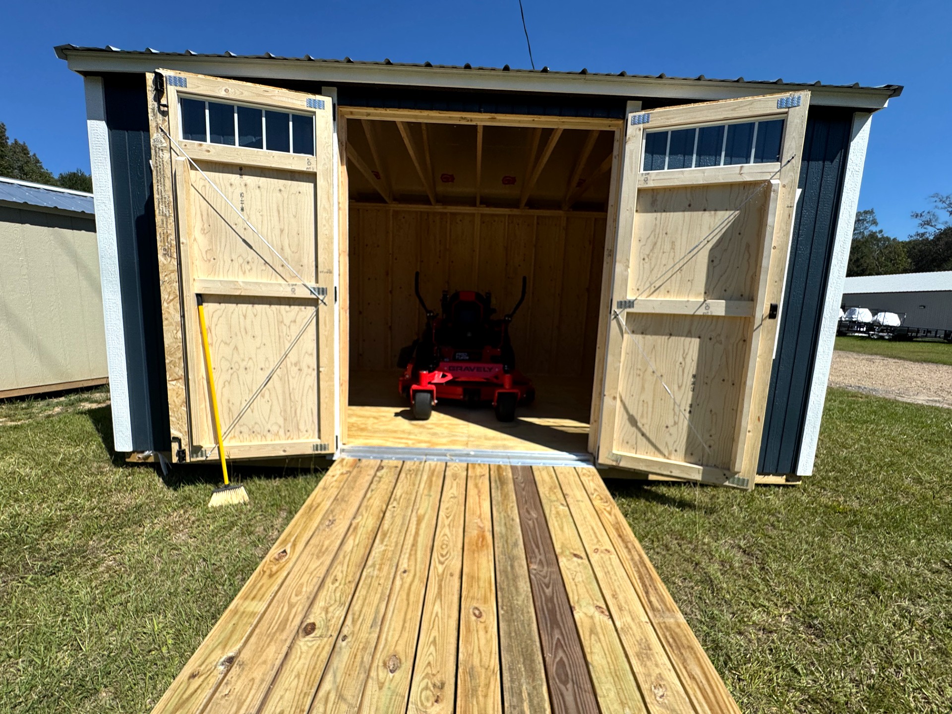 10x16 Garden Shed at Southern Ag Equipment, LLC - Saint Francisville, Louisiana