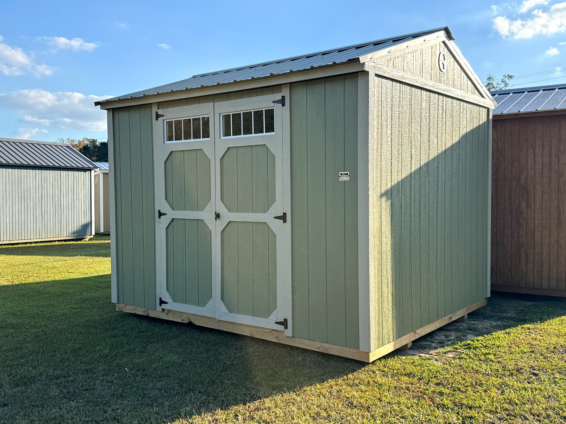10x12 Garden Shed at Southern Ag Equipment, LLC - Saint Francisville, Louisiana