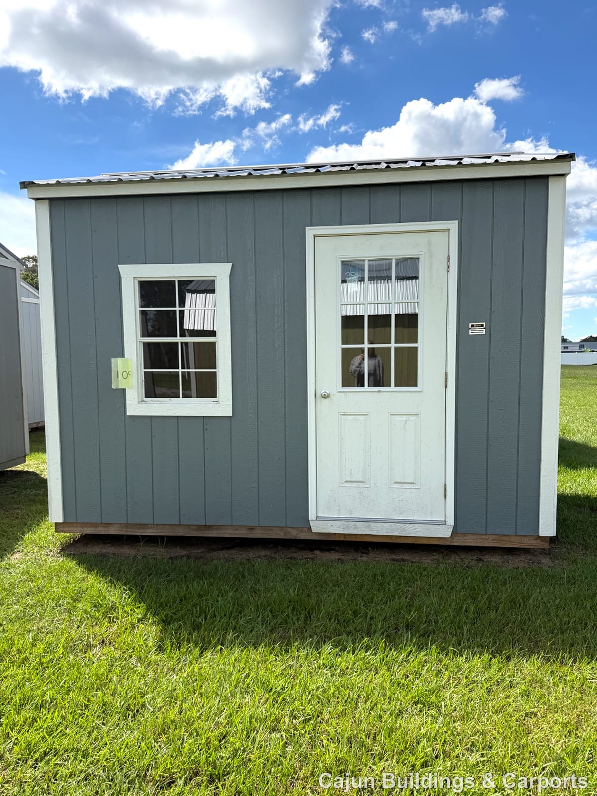 8x12 Garden Shed at Cajun Buildings and Carports