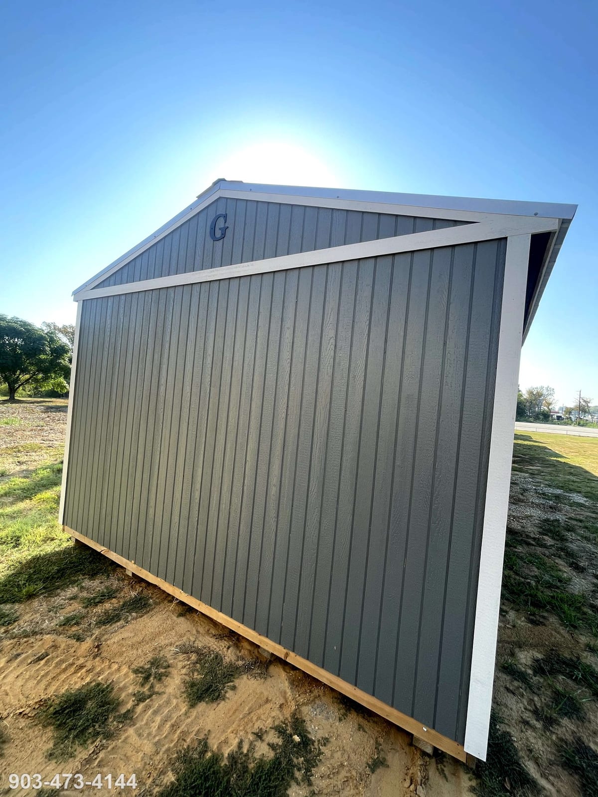 14x32 Garden Shed at Tyler Lot- ETX Steel Tyler