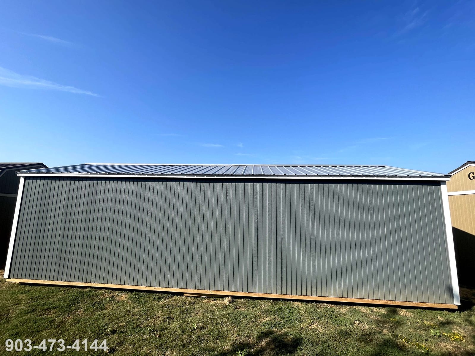 14x32 Garden Shed at Tyler Lot- ETX Steel Tyler